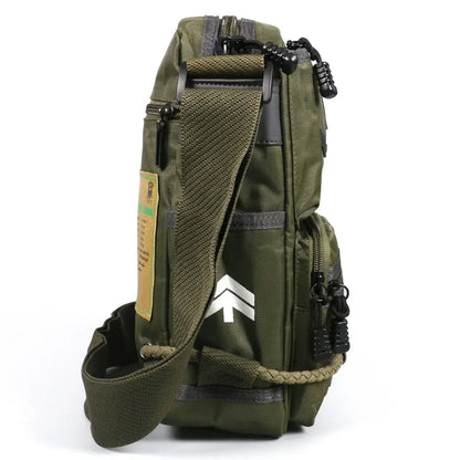 Men Shoulder Bag Messenger Multifunction Bags Crossbody Bag Waterproof Oxford Cloth Casual Travel Mans Toolkit