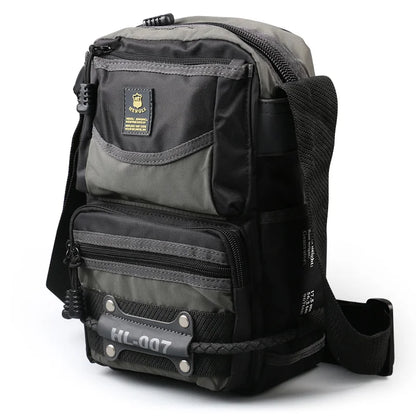 Men Shoulder Bag Messenger Multifunction Bags Crossbody Bag Waterproof Oxford Cloth Casual Travel Mans Toolkit