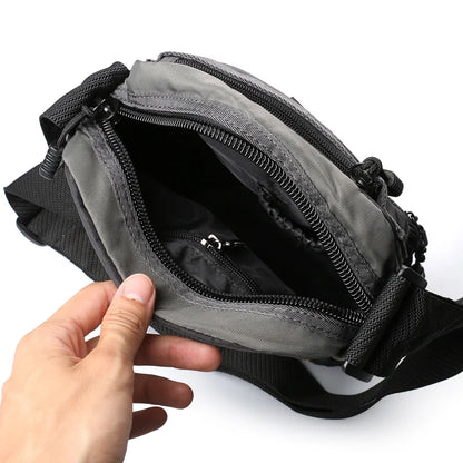 Men Shoulder Bag Messenger Multifunction Bags Crossbody Bag Waterproof Oxford Cloth Casual Travel Mans Toolkit