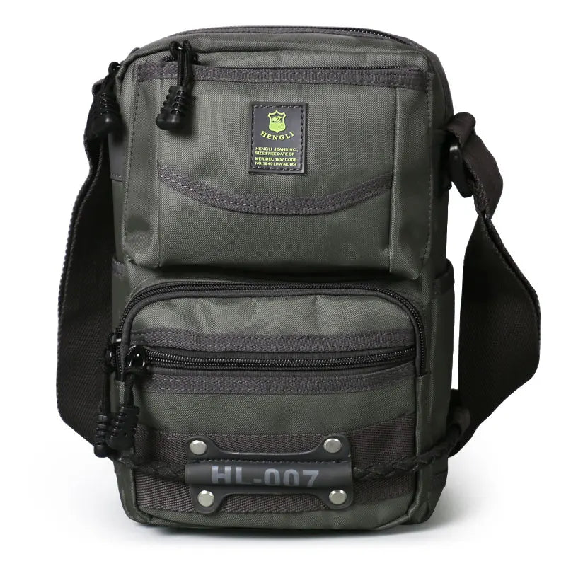 Men Shoulder Bag Messenger Multifunction Bags Crossbody Bag Waterproof Oxford Cloth Casual Travel Mans Toolkit