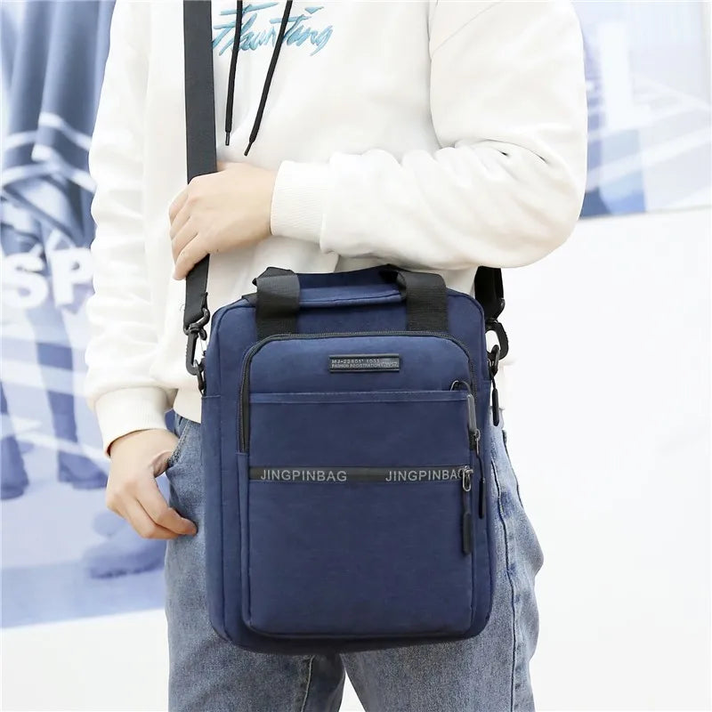 Men Shoulder Bags Pocket Oxford Luxury Handbags Men Top-handle Shopper Crossbody Bags Designer High Quality Soft Tote