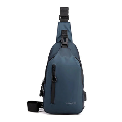 Men Shoulder Chest Bag Pack Sling Backpack Travel Military Waterproof Nylon Male Single Side Messenger Cross body Bags