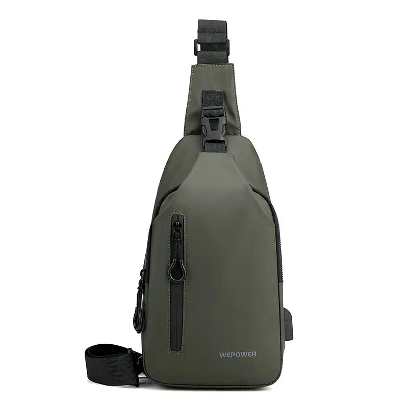 Men Shoulder Chest Bag Pack Sling Backpack Travel Military Waterproof Nylon Male Single Side Messenger Cross body Bags