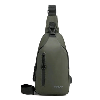 Men Shoulder Chest Bag Pack Sling Backpack Travel Military Waterproof Nylon Male Single Side Messenger Cross body Bags