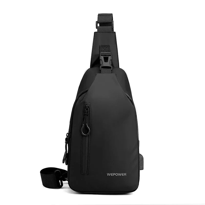 Men Shoulder Chest Bag Pack Sling Backpack Travel Military Waterproof Nylon Male Single Side Messenger Cross body Bags