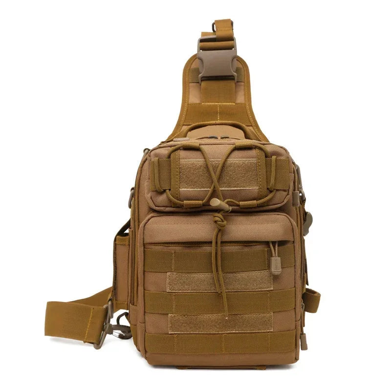 Men Shoulder Cross body Chest Bags Motorcycle Ride Knapsack Assault Military Nylon Male Messenger Sling Rucksack Backpack