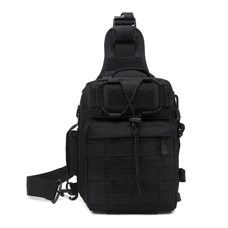 Men Shoulder Cross body Chest Bags Motorcycle Ride Knapsack Assault Military Nylon Male Messenger Sling Rucksack Backpack