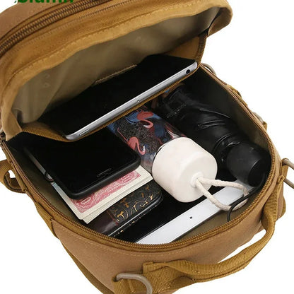 Men Shoulder Cross body Chest Bags Motorcycle Ride Knapsack Assault Military Nylon Male Messenger Sling Rucksack Backpack