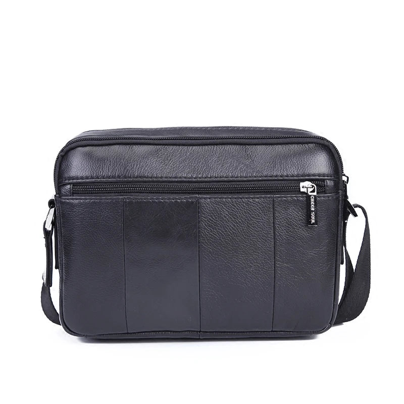 Men Shoulder Cross body Messenger Bag Genuine Leather Classical Fashion Casual Real Cowhide Male Business Briefcase Bags