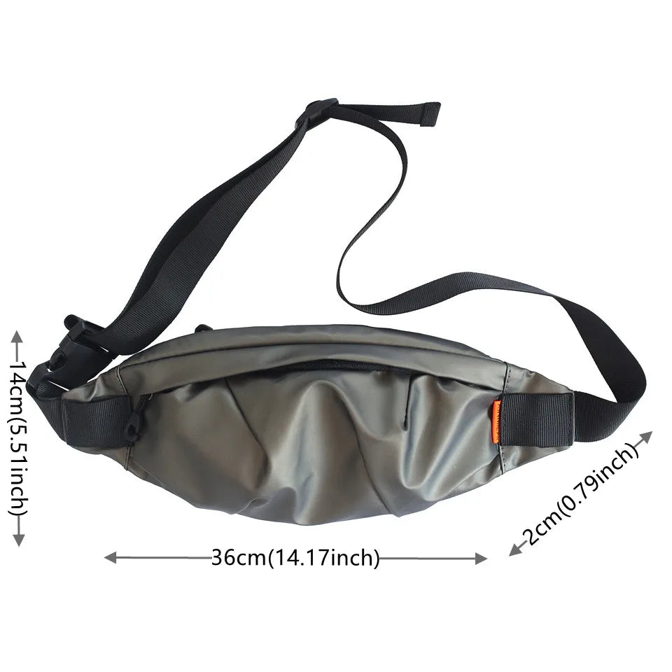 Men Simple Multi Fuctional Waist Bag Fashion Men Women Fanny Pack Waist Pack Male Outdoor Travel Sports Bag Man Belt Pouch