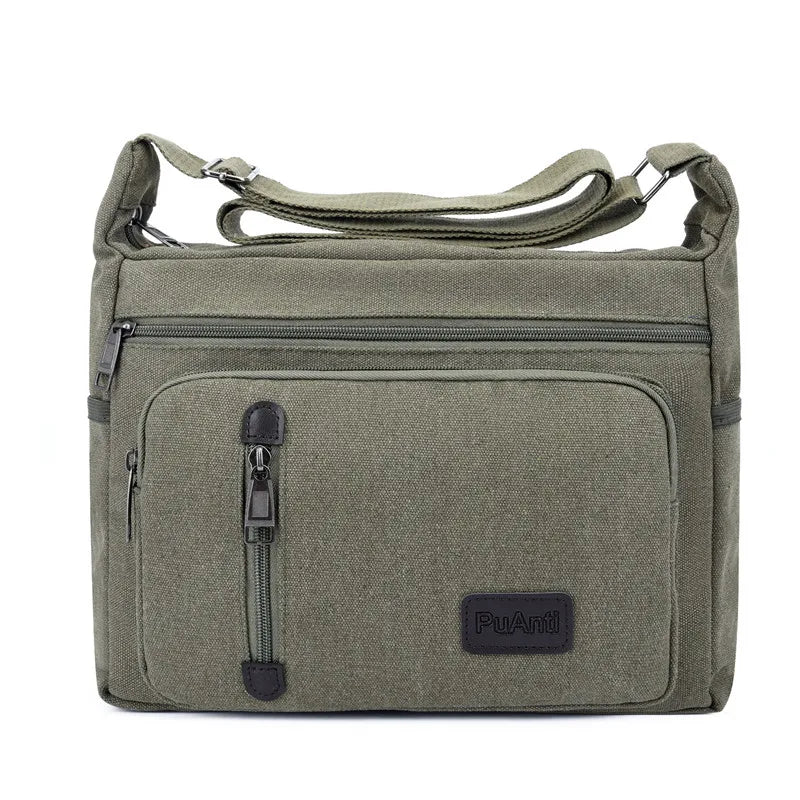 Men Single Shoulder Bag Canvas Handbag Crossbody Travel Casual Bags Bolsa Handbags Quality Luxury Designer Messenger Bags Tote