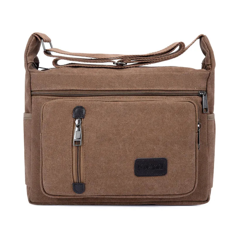 Men Single Shoulder Bag Canvas Handbag Crossbody Travel Casual Bags Bolsa Handbags Quality Luxury Designer Messenger Bags Tote