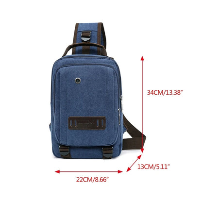 Men Single shoulder Bag Versatile & Practical Travel Crossbody Bag Spacious Bag for Travel & Outdoor Activities