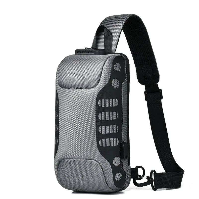 Men Sling Backpack Cross Body Chest Pack Bag Oxford Anti-theft Short Trip Motorcycle Rider Male Messenger Side Shoulder Bags