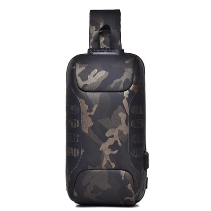 Men Sling Backpack Cross Body Chest Pack Bag Oxford Anti-theft Short Trip Motorcycle Rider Male Messenger Side Shoulder Bags