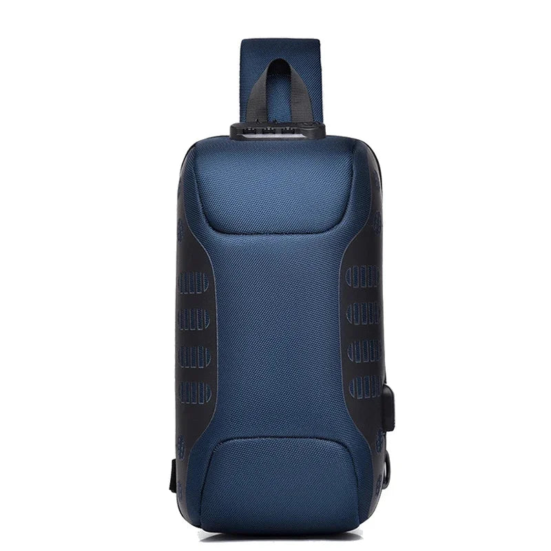 Men Sling Backpack Cross Body Chest Pack Bag Oxford Anti-theft Short Trip Motorcycle Rider Male Messenger Side Shoulder Bags