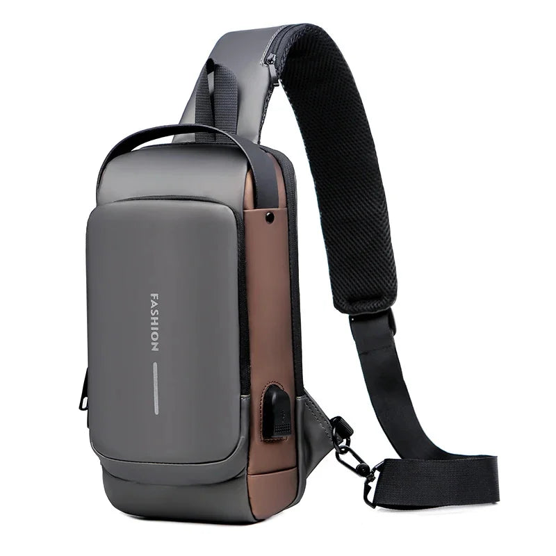 Men Sling Backpack Cross body Shoulder Chest Bag Anti-theft Travel Motorcycle Rider Waterproof Oxford Male Messenger Bags