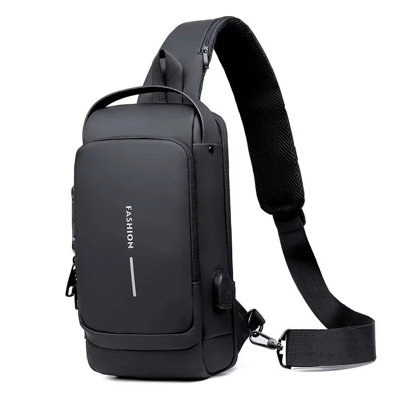 Men Sling Cross Body Backpack Shoulder Chest Pack Motorcycle Anti-theft Travel Waterproof Oxford Male Side Messenger Bag