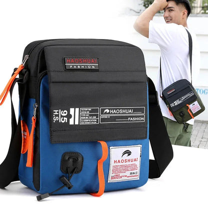 Men Sling Shoulder Messenger Crossbody Bags Military Motorcycle Casual Fashion Trends Waterproof Nylon Male Cross Body Bag