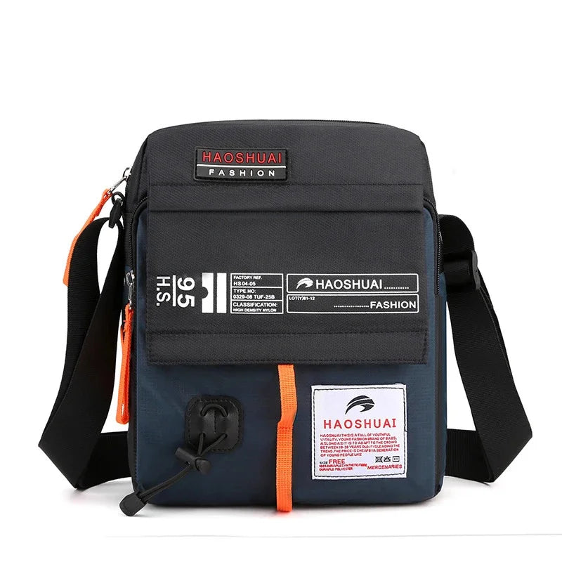 Men Sling Shoulder Messenger Crossbody Bags Military Motorcycle Casual Fashion Trends Waterproof Nylon Male Cross Body Bag