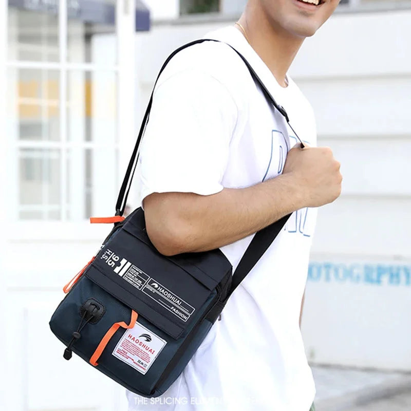 Men Sling Shoulder Messenger Crossbody Bags Military Motorcycle Casual Fashion Trends Waterproof Nylon Male Cross Body Bag