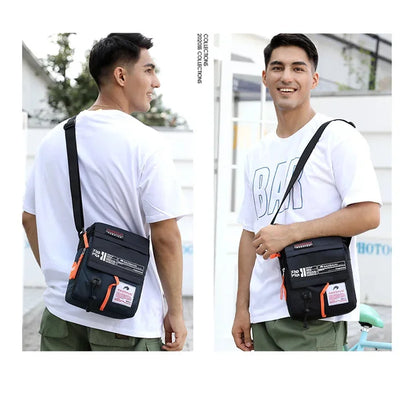 Men Sling Shoulder Messenger Crossbody Bags Military Motorcycle Casual Fashion Trends Waterproof Nylon Male Cross Body Bag