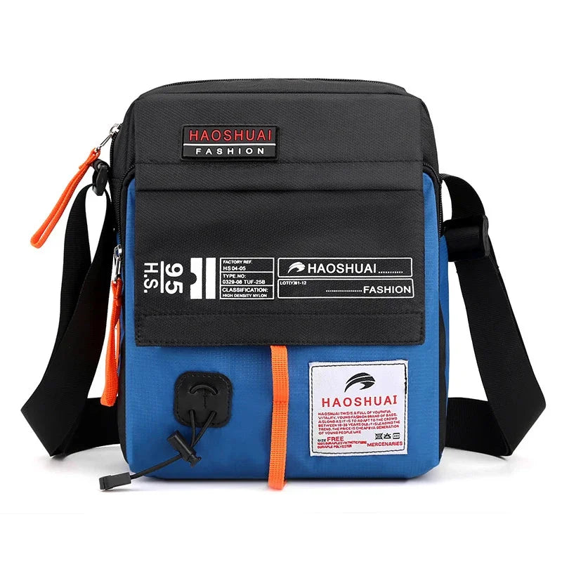 Men Sling Shoulder Messenger Crossbody Bags Military Motorcycle Casual Fashion Trends Waterproof Nylon Male Cross Body Bag