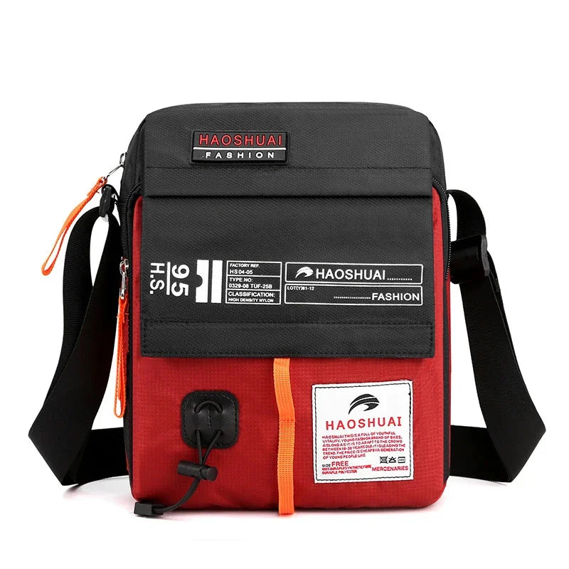 Men Sling Shoulder Messenger Crossbody Bags Military Motorcycle Casual Fashion Trends Waterproof Nylon Male Cross Body Bag