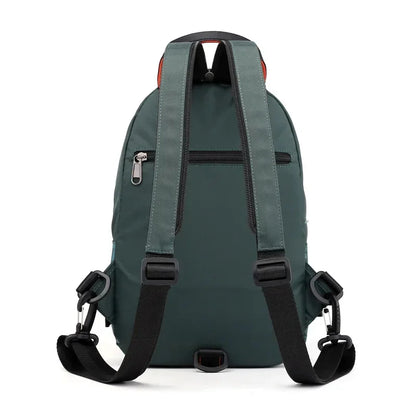 Men Small Backpack Daypack One Shoulder Cross Body Pack Travel Climb Military Nylon Male Knapsacks Sling Chest Rucksack Bag