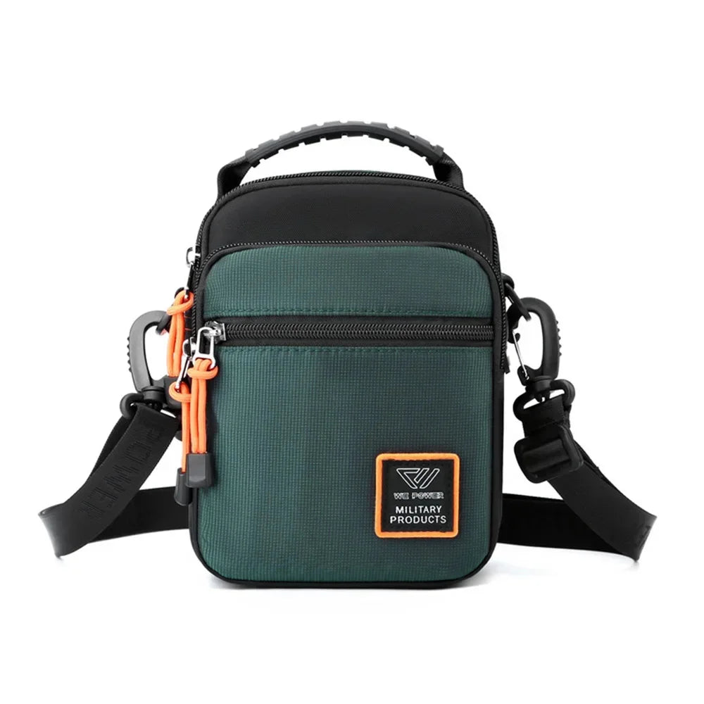 Men Small Cross Body Shoulder Top Handle Bag Pouch Nylon Military Travel Fashion Casual Male Mini Handbag Sling Messenger Bags