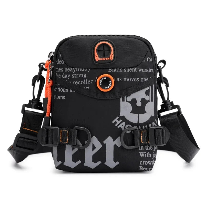 Men Small Shoulder Messenger Waist Belt Pack Military Fashion Waterproof Nylon Male Purse Bum Hip Sling Cross Body Fanny Bag