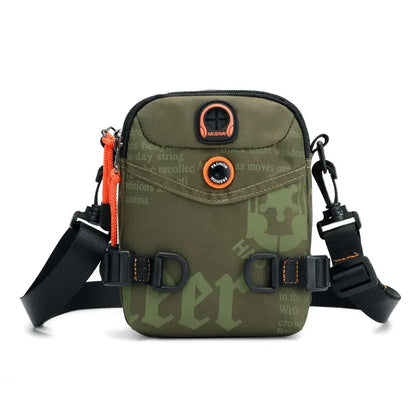 Men Small Shoulder Messenger Waist Belt Pack Military Fashion Waterproof Nylon Male Purse Bum Hip Sling Cross Body Fanny Bag