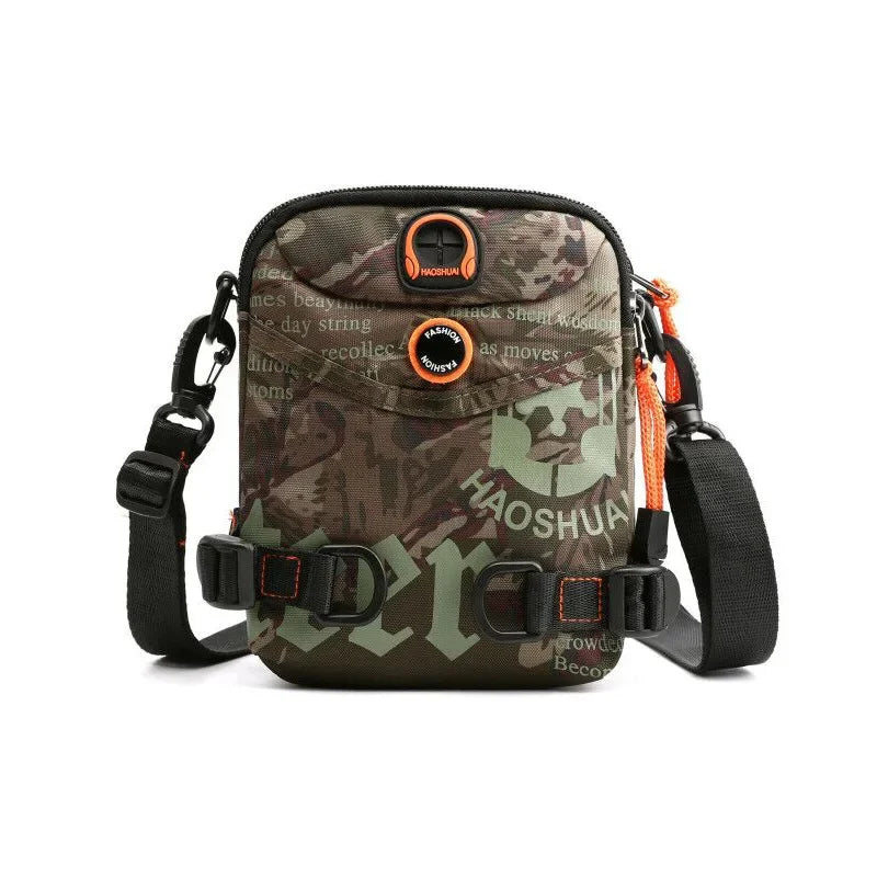 Men Small Shoulder Messenger Waist Belt Pack Military Fashion Waterproof Nylon Male Purse Bum Hip Sling Cross Body Fanny Bag