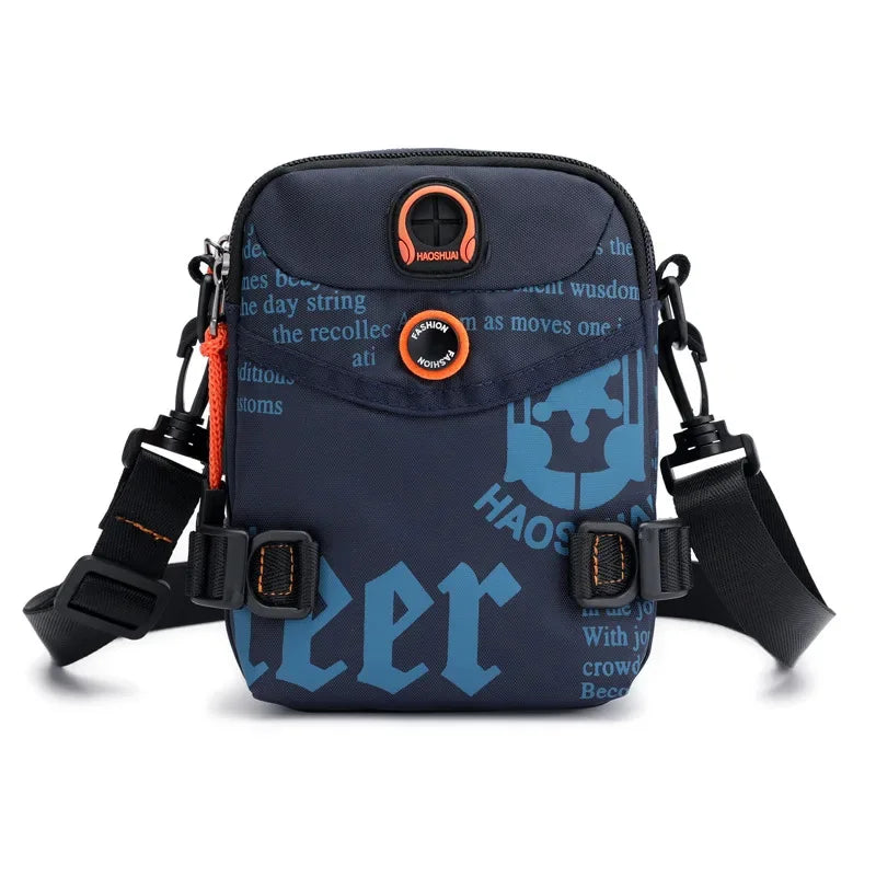 Men Small Shoulder Messenger Waist Belt Pack Military Fashion Waterproof Nylon Male Purse Bum Hip Sling Cross Body Fanny Bag