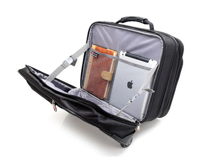 Men Softside Spinner Suitcase 18 inch business luggage Suitcase Carry on Rolling luggage Suitcase Travel Trolley Bag with wheels