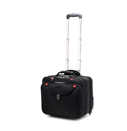 Men Softside Spinner Suitcase 18 inch business luggage Suitcase Carry on Rolling luggage Suitcase Travel Trolley Bag with wheels