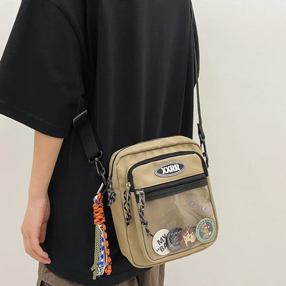 Men Teen Lady Transparent Cell Phone Shoulder Bags Fashion Girls Small Crossbody Bag Boy Badge Travel Design Pocket Women Trendy