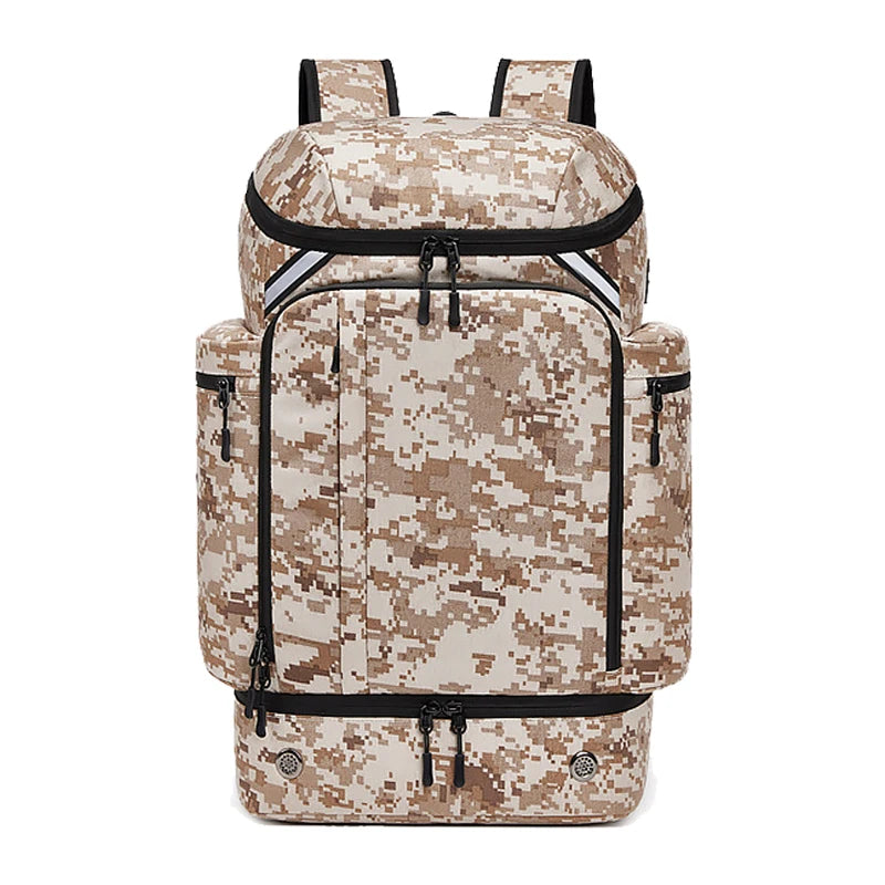 Men Travel Backpack Large Capacity Business 17 Inch Laptop 50L Hiking Fashion Backpacks with Shoe Bag To Put Clothes on The Trip