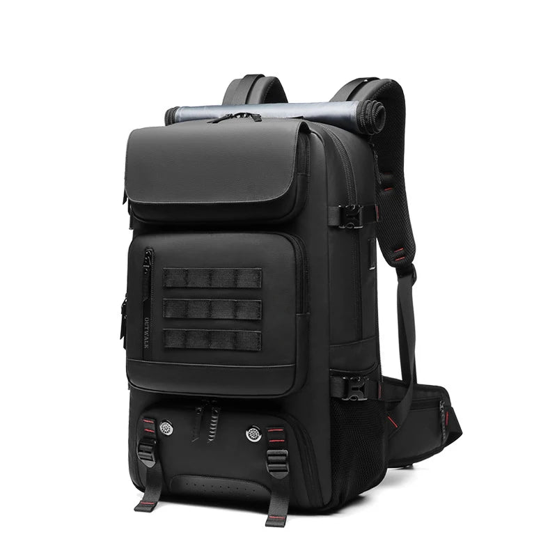 Men Travel Backpack waterproof 17 inch Business Laptop Backpack with Separate Shoe Bag Hidden USB charge 50L trekking backpack