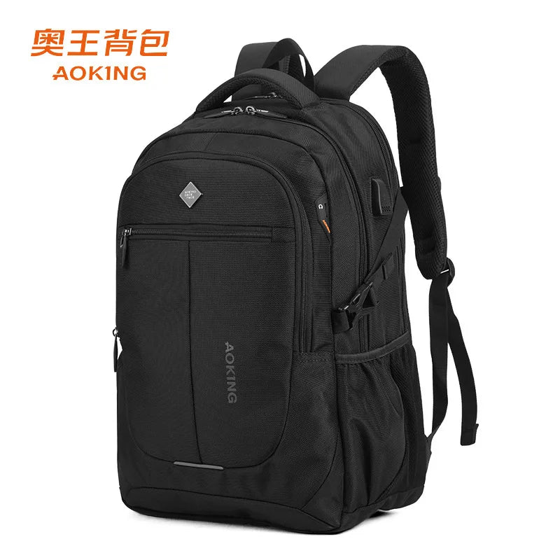 Men Travel Bags business Laptop Backpack Fit 15 Inch Computer waterproof College School Bag for men Black Rucksack Mochila
