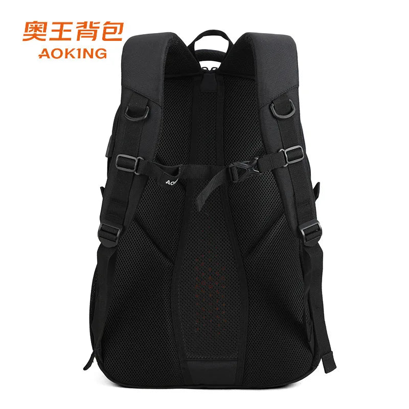 Men Travel Bags business Laptop Backpack Fit 15 Inch Computer waterproof College School Bag for men Black Rucksack Mochila