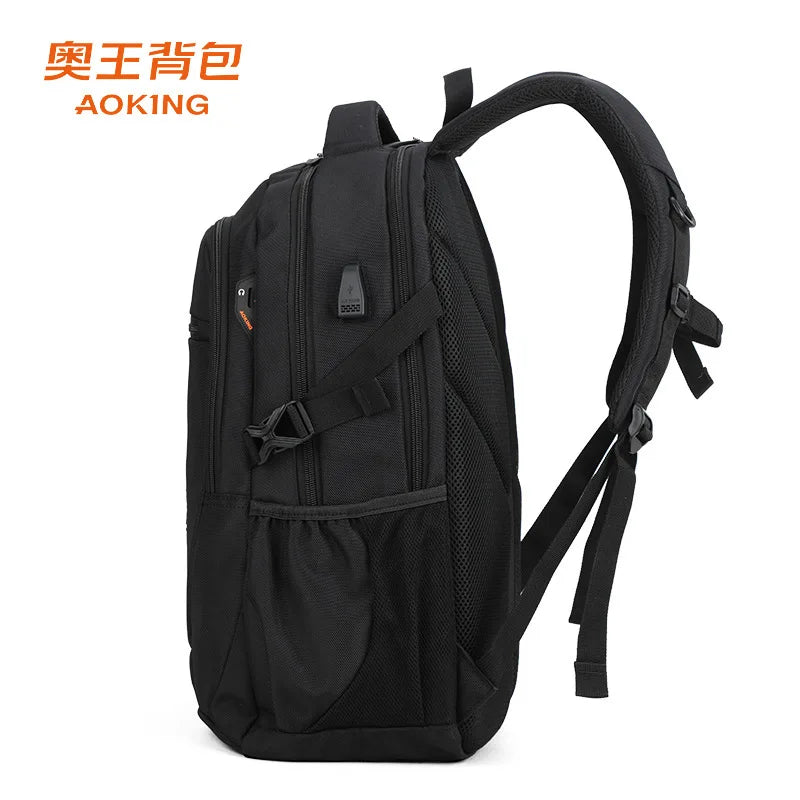 Men Travel Bags business Laptop Backpack Fit 15 Inch Computer waterproof College School Bag for men Black Rucksack Mochila