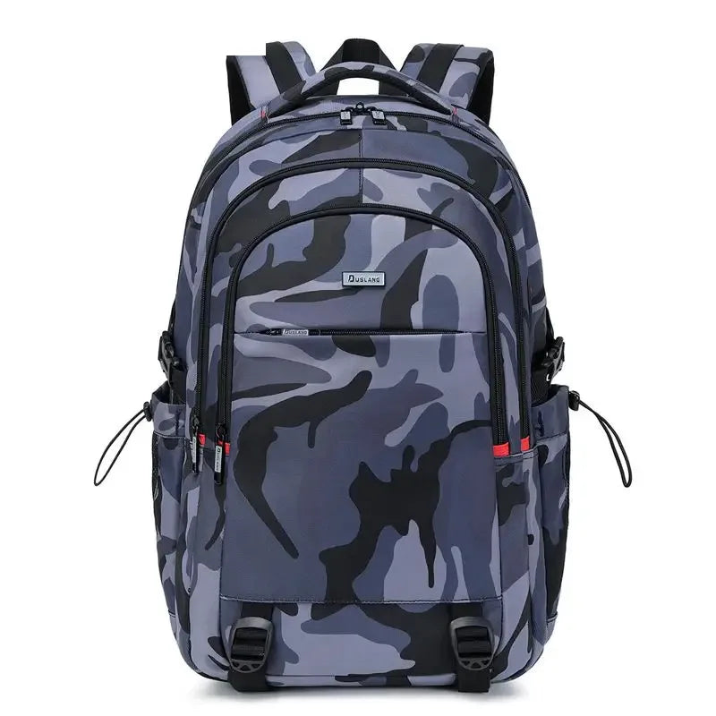 Men Travel Laptop Backpacks Camouflage Male Teenager Schoolbags Middle School Students Bookbags Boys Rucksack Gift