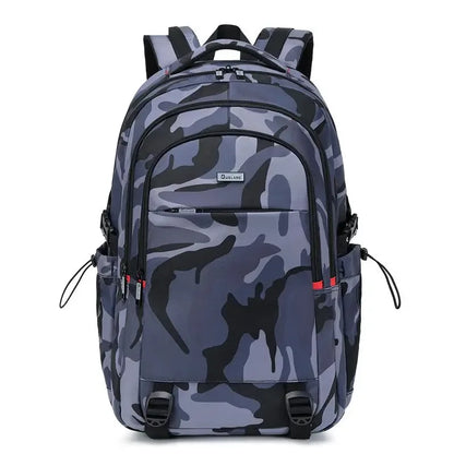 Men Travel Laptop Backpacks Camouflage Male Teenager Schoolbags Middle School Students Bookbags Boys Rucksack Gift