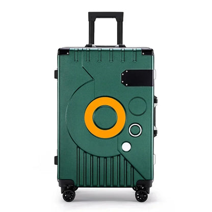 Men Travel spinner luggage 20/22/24/26 inches Aluminum frame rolling suitcase woman Fashion trolley case business Boarding box