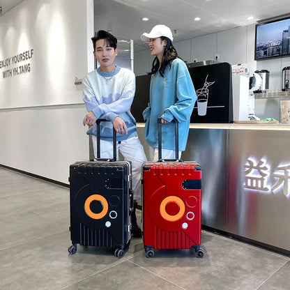Men Travel spinner luggage 20/22/24/26 inches Aluminum frame rolling suitcase woman Fashion trolley case business Boarding box