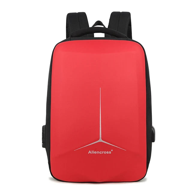 Men USB Charging Anti-theft Backpack 15.6 inch Laptop Backpacks Hard Shell Schoolbag for Teenager Waterproof Male Travel Bag