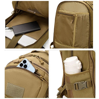 Men USB Outdoor Backpack Unisex Travel Sports School Bag Pack Fishing Hiking Climbing Camping Rucksack for Male Women