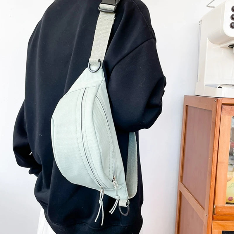 Men Waist Bag Chest Bag Women Crossbody Bag Fanny Pack - Thumbnail 5