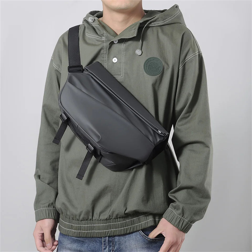 Men Waist Bag Purse Casual Large Waist pack Shoulder Bag Oxford Travel Phone Bag Pockets New Handbags Crossbody Bag